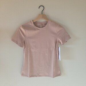 Rhone Modern Ribbed Tee Rose Dust